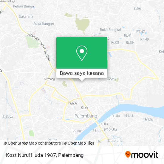 Peta Kost Nurul Huda 1987