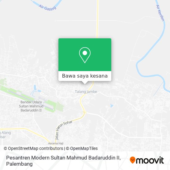 Peta Pesantren Modern Sultan Mahmud Badaruddin II