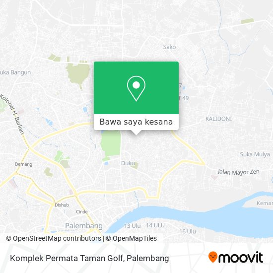 Peta Komplek Permata Taman Golf