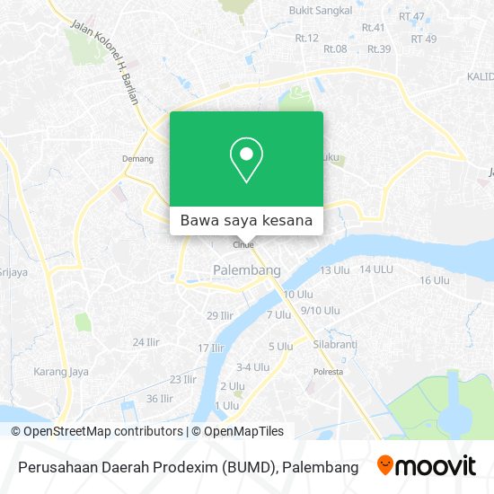 Peta Perusahaan Daerah Prodexim (BUMD)
