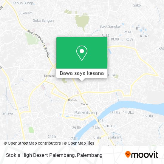 Peta Stokis High Desert Palembang