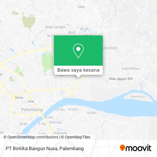 Peta PT Bintika Bangun Nusa
