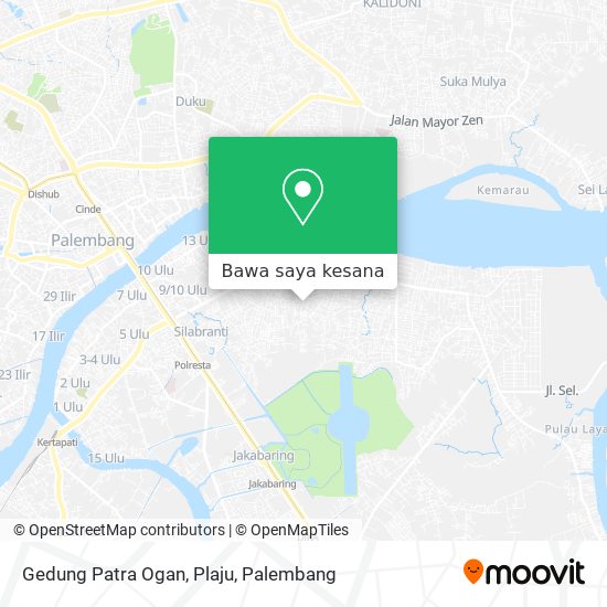 Peta Gedung Patra Ogan, Plaju