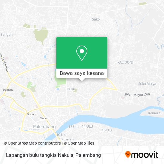 Peta Lapangan bulu tangkis Nakula