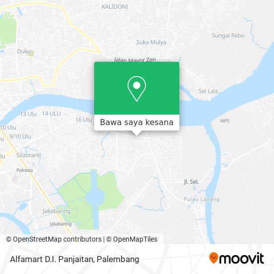 Peta Alfamart D.I. Panjaitan