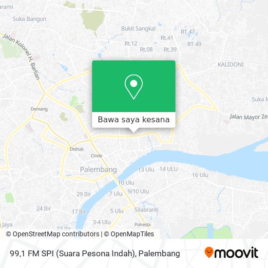 Peta 99,1 FM SPI (Suara Pesona Indah)