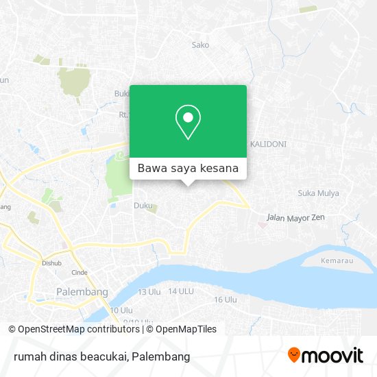 Peta rumah dinas beacukai