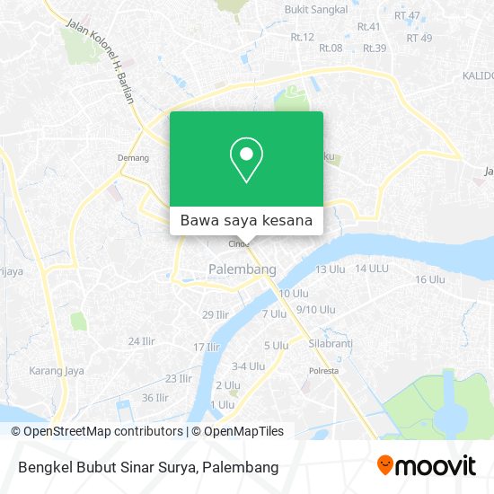 Peta Bengkel Bubut Sinar Surya