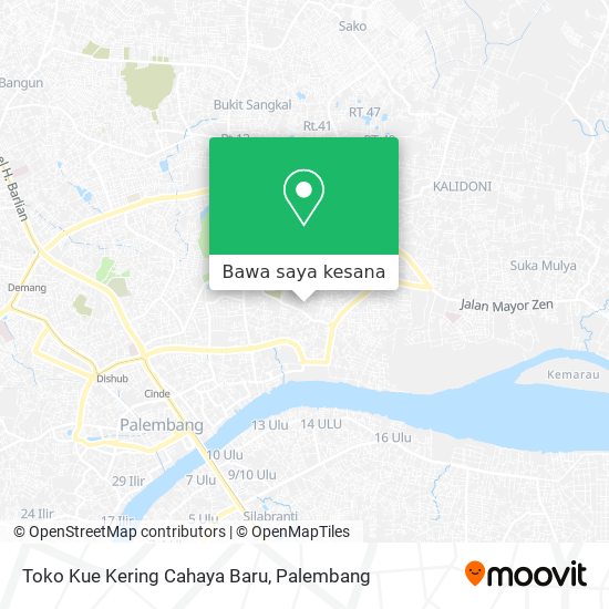 Peta Toko Kue Kering Cahaya Baru