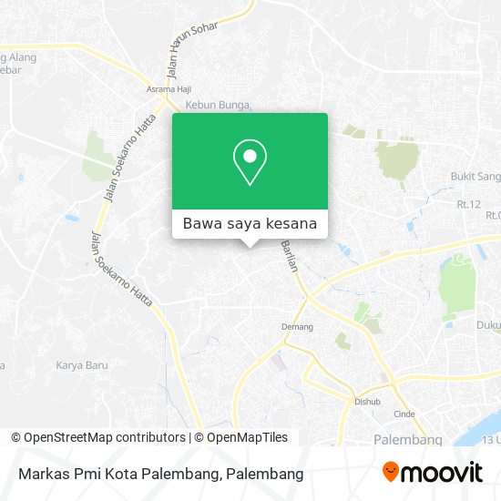 Peta Markas Pmi Kota Palembang