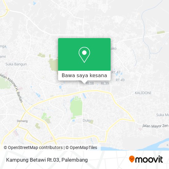 Peta Kampung Betawi Rt.03