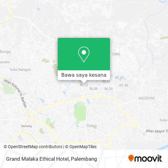 Peta Grand Malaka Ethical Hotel