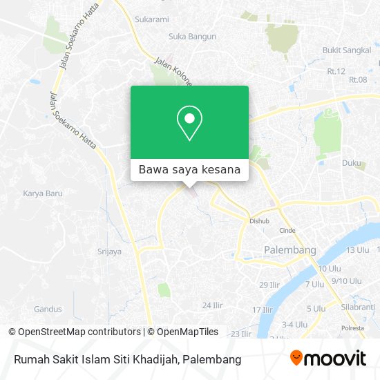 Peta Rumah Sakit Islam Siti Khadijah