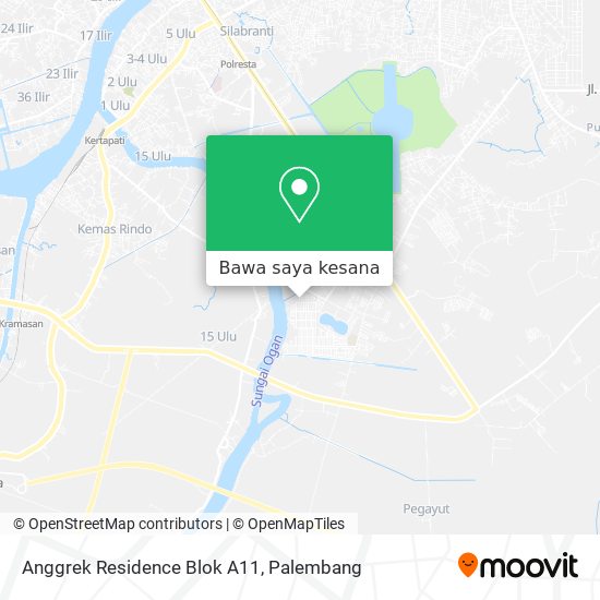 Peta Anggrek Residence Blok A11