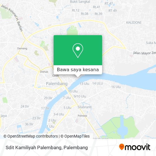 Peta Sdit Kamiliyah Palembang