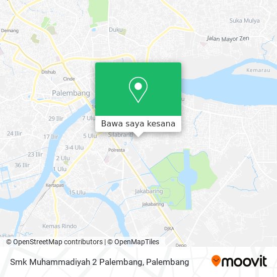 Peta Smk Muhammadiyah 2 Palembang