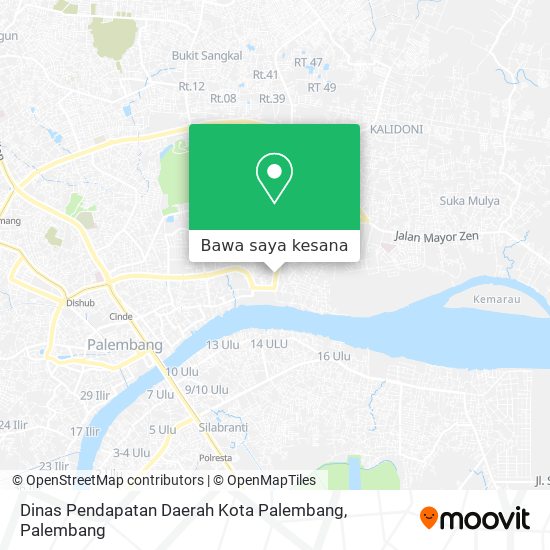 Peta Dinas Pendapatan Daerah Kota Palembang