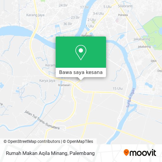Peta Rumah Makan Aqila Minang