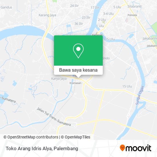 Peta Toko Arang Idris Alya