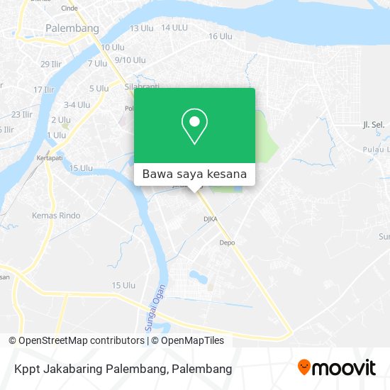 Peta Kppt Jakabaring Palembang