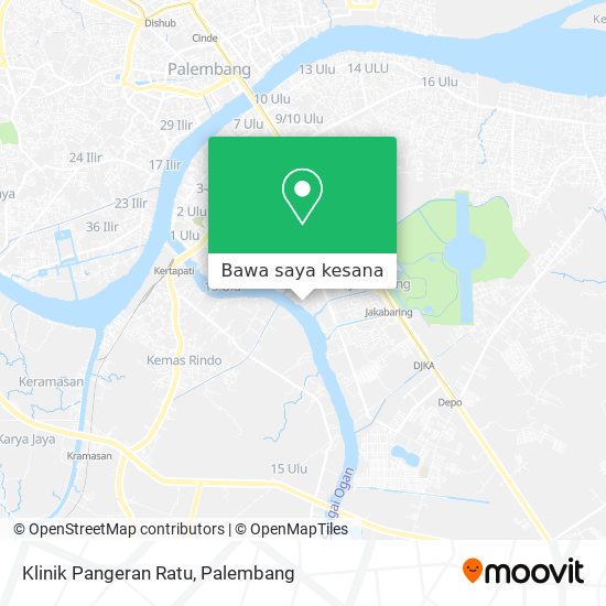 Peta Klinik Pangeran Ratu