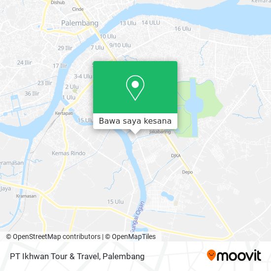 Peta PT Ikhwan Tour & Travel