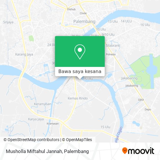 Peta Musholla Miftahul Jannah