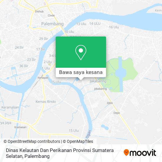 Peta Dinas Kelautan Dan Perikanan Provinsi Sumatera Selatan