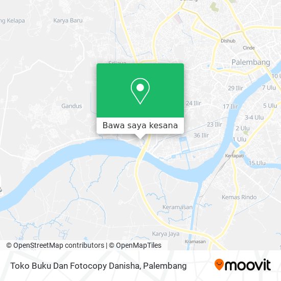 Peta Toko Buku Dan Fotocopy Danisha