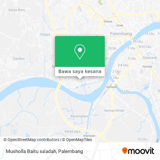 Peta Musholla Baitu sa'adah