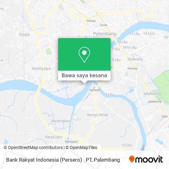 Peta Bank Rakyat Indonesia (Persero) . PT
