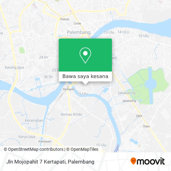 Peta Jln Mojopahit 7 Kertapati