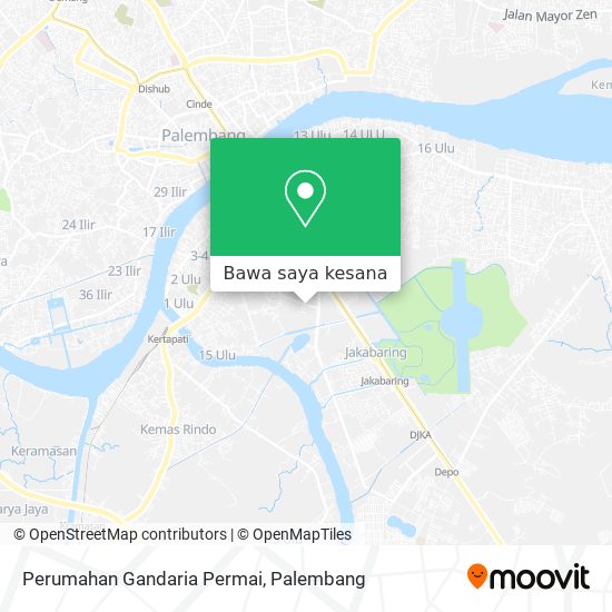 Peta Perumahan Gandaria Permai