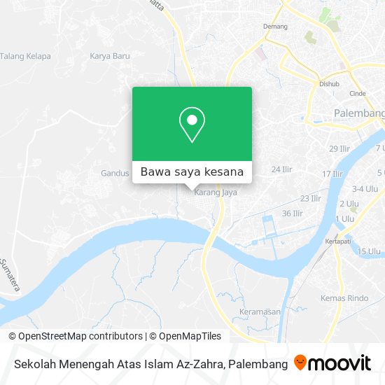 Peta Sekolah Menengah Atas Islam Az-Zahra