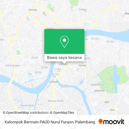 Peta Kelompok Bermain PAUD Nurul Furqon