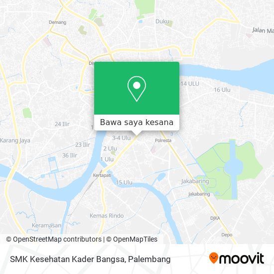 Peta SMK Kesehatan Kader Bangsa