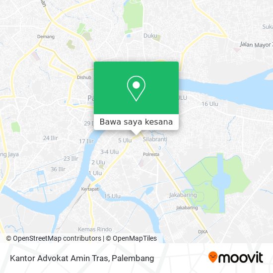 Peta Kantor Advokat Amin Tras