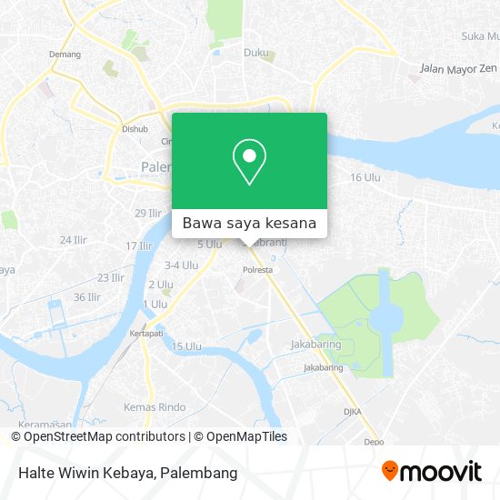 Peta Halte Wiwin Kebaya