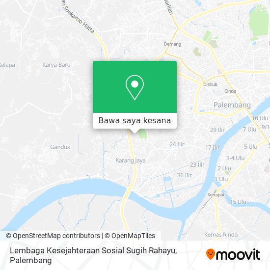 Peta Lembaga Kesejahteraan Sosial Sugih Rahayu