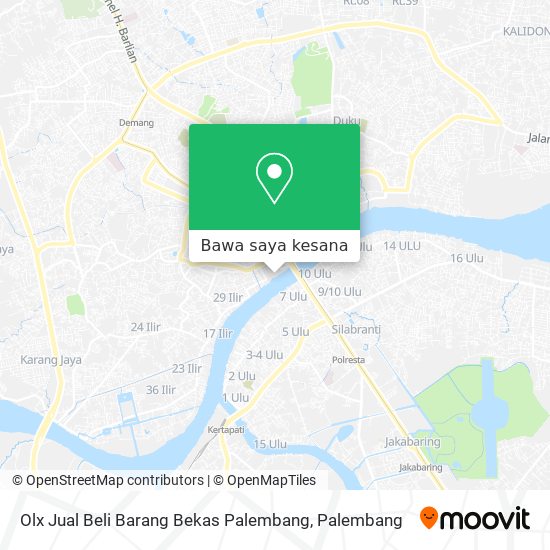Peta Olx Jual Beli Barang Bekas Palembang