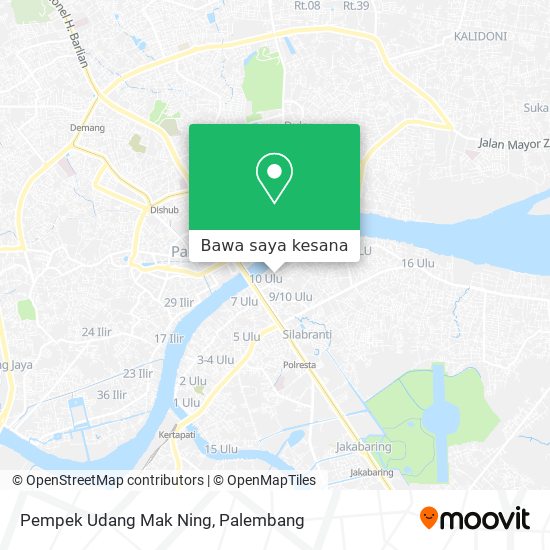 Peta Pempek Udang Mak Ning