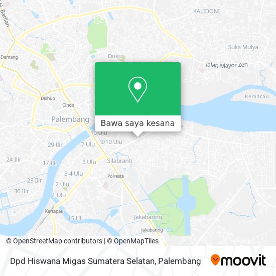 Peta Dpd Hiswana Migas Sumatera Selatan