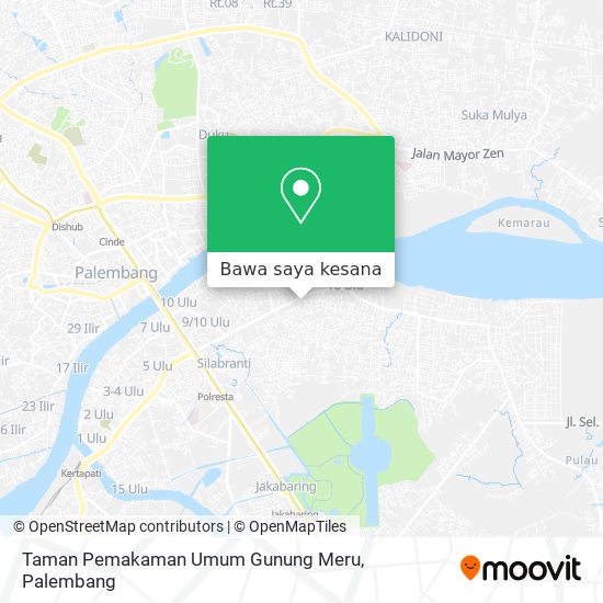 Peta Taman Pemakaman Umum Gunung Meru