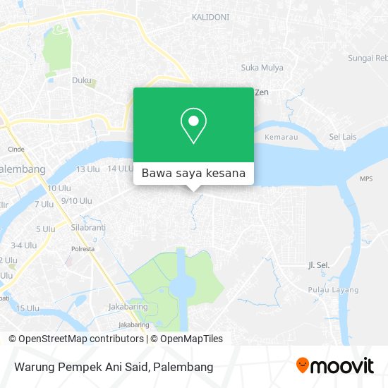 Peta Warung Pempek Ani Said