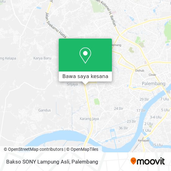 Peta Bakso SONY Lampung Asli