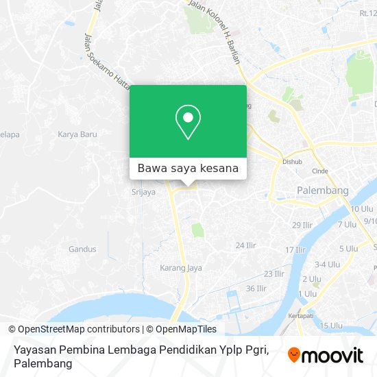 Peta Yayasan Pembina Lembaga Pendidikan Yplp Pgri