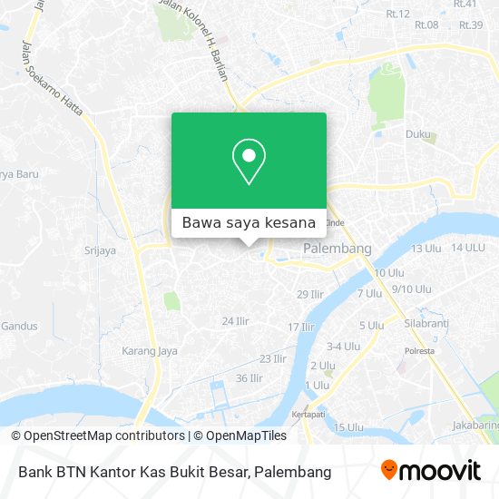 Peta Bank BTN Kantor Kas Bukit Besar
