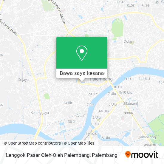 Peta Lenggok Pasar Oleh-Oleh Palembang