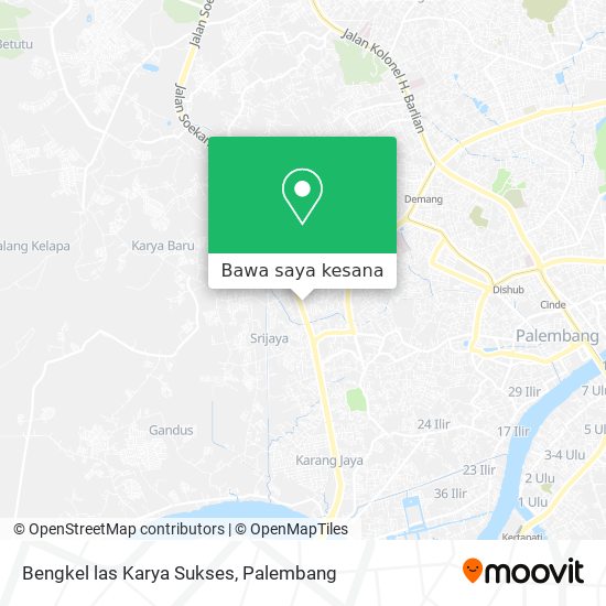 Peta Bengkel las Karya Sukses