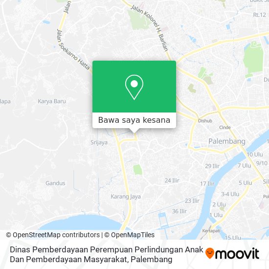 Peta Dinas Pemberdayaan Perempuan Perlindungan Anak Dan Pemberdayaan Masyarakat